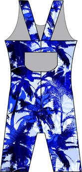 Girls Chlorine Proof Print Leg Suit - Terrigal SLSC